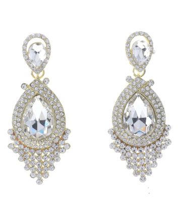 Rhinestone Post Earrings