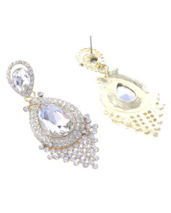 Rhinestone Post Earrings