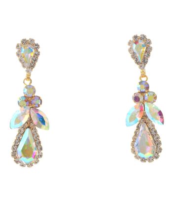 Crystal Drop Post Earrings