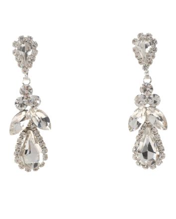 Crystal Drop Post Earrings