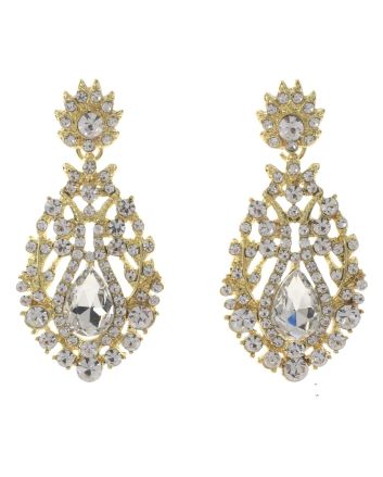 Rhinestone Post Earrings