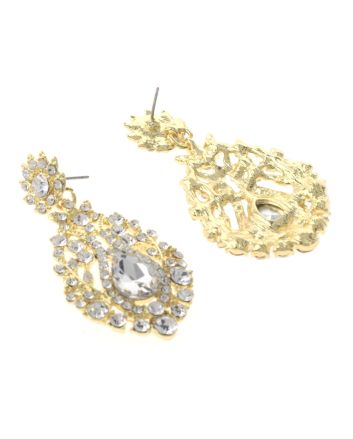 Rhinestone Post Earrings
