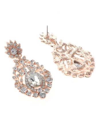 Rhinestone Post Earrings