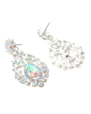 Rhinestone Post Earrings
