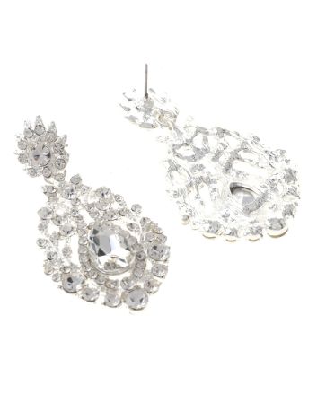 Rhinestone Post Earrings