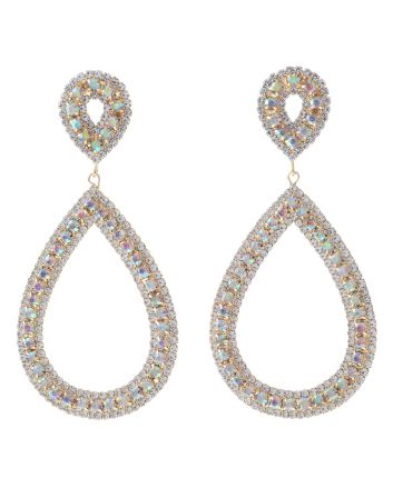 Crystal Rhinestone Post Earrings