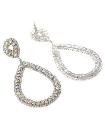 Crystal Rhinestone Post Earrings