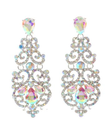 Rhinestone Post Earrings