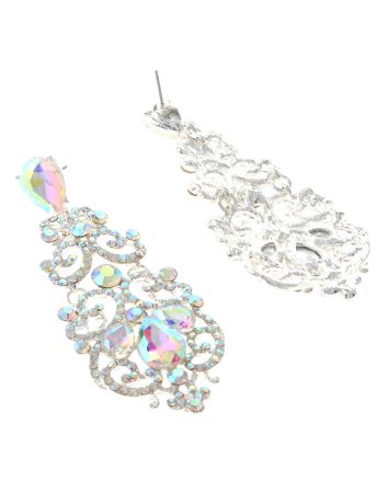 Rhinestone Post Earrings