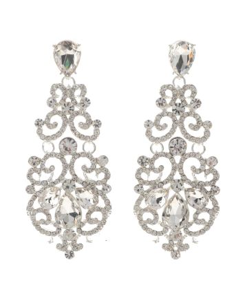 Rhinestone Post Earrings