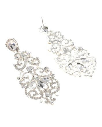 Rhinestone Post Earrings