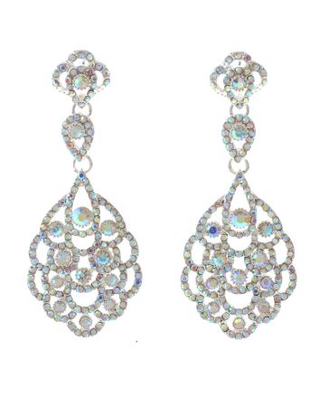 Rhinestone Post Earrings
