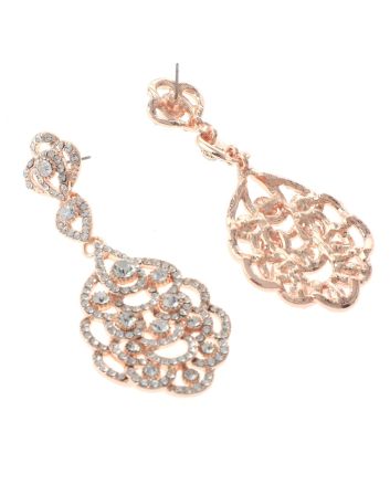 Rhinestone Post Earrings