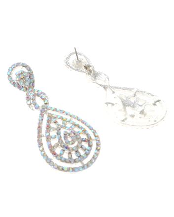 Rhinestone Post Earrings
