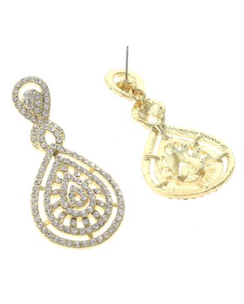 Rhinestone Post Earrings