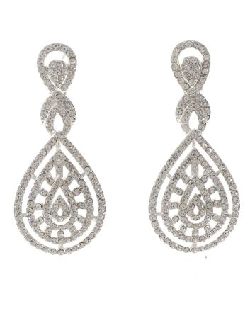 Rhinestone Post Earrings