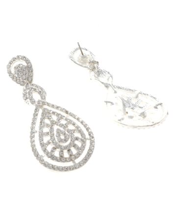 Rhinestone Post Earrings