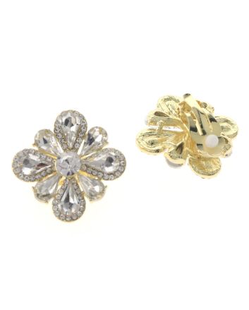 Crystal Clip-On Earrings