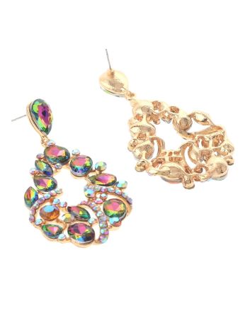 Crystal Rhinestone Drop Earrings