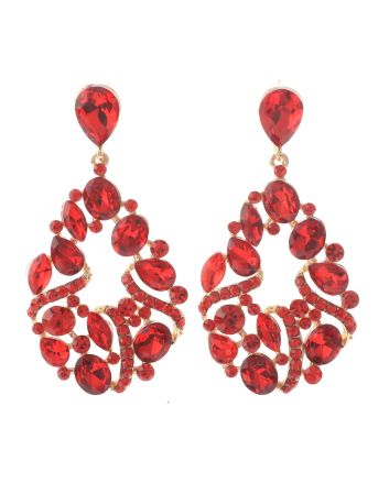 Crystal Rhinestone Drop Earrings