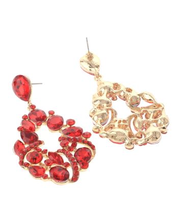 Crystal Rhinestone Drop Earrings