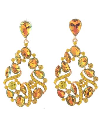 Crystal Rhinestone Drop Earrings