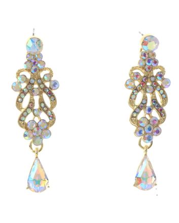 Rhinestone Post Earrings