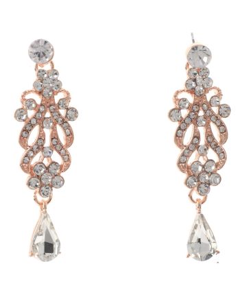 Rhinestone Post Earrings