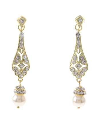 Rhinestone Post Earrings