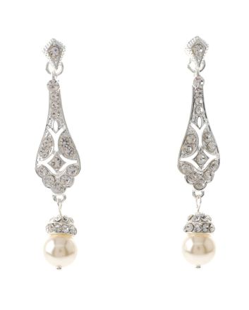 Rhinestone Post Earrings