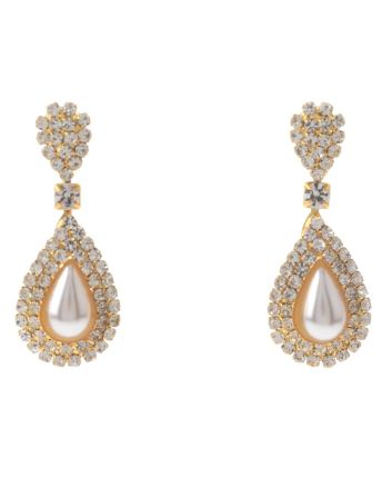 Rhinestone Post Earrings