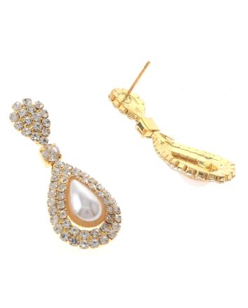 Rhinestone Post Earrings