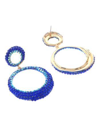 Rhinestone Post Earrings