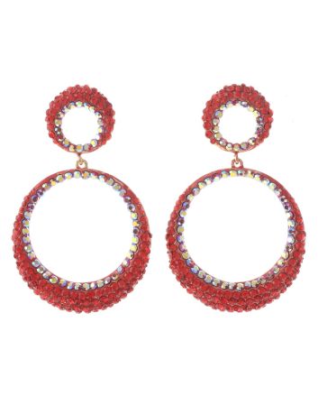Rhinestone Post Earrings