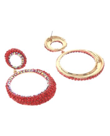 Rhinestone Post Earrings