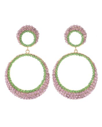 Rhinestone Post Earrings