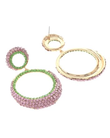 Rhinestone Post Earrings