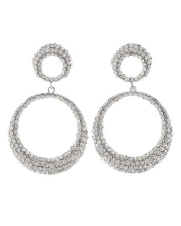 Rhinestone Post Earrings