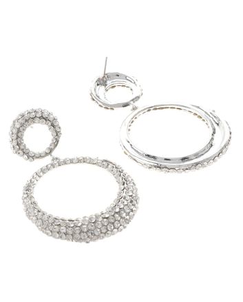 Rhinestone Post Earrings