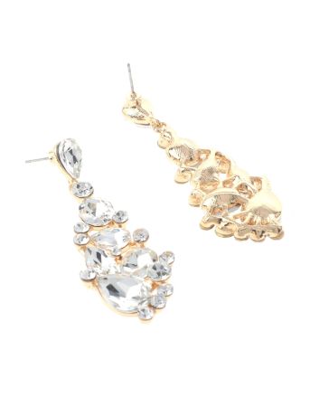 Crystal Rhinestone Drop Earrings