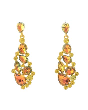 Crystal Rhinestone Drop Earrings