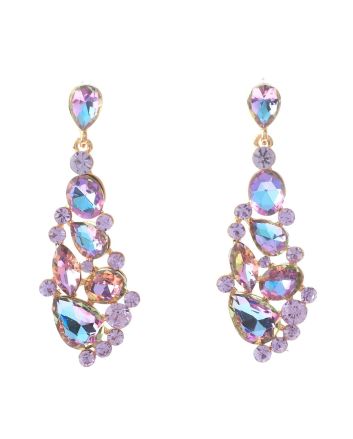 Crystal Rhinestone Drop Earrings