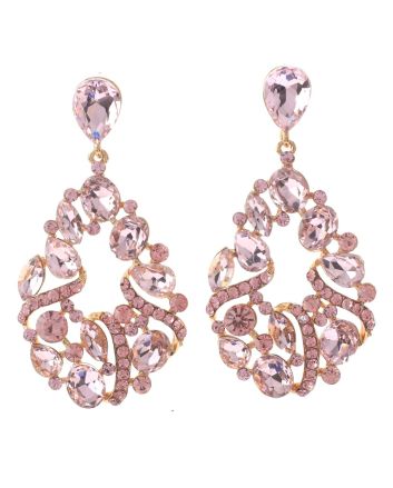 Crystal Rhinestone Drop Earrings