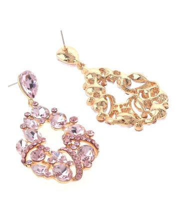 Crystal Rhinestone Drop Earrings