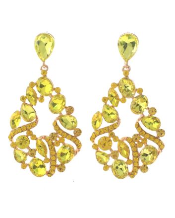 Crystal Rhinestone Drop Earrings