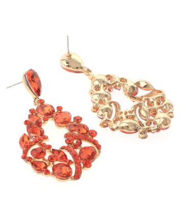 Crystal Rhinestone Drop Earrings
