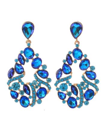 Crystal Rhinestone Drop Earrings