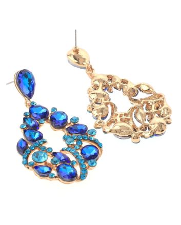 Crystal Rhinestone Drop Earrings