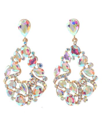 Crystal Rhinestone Drop Earrings