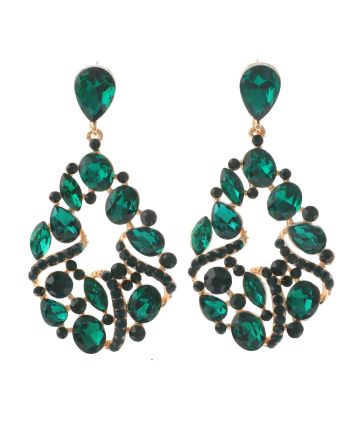 Crystal Rhinestone Drop Earrings